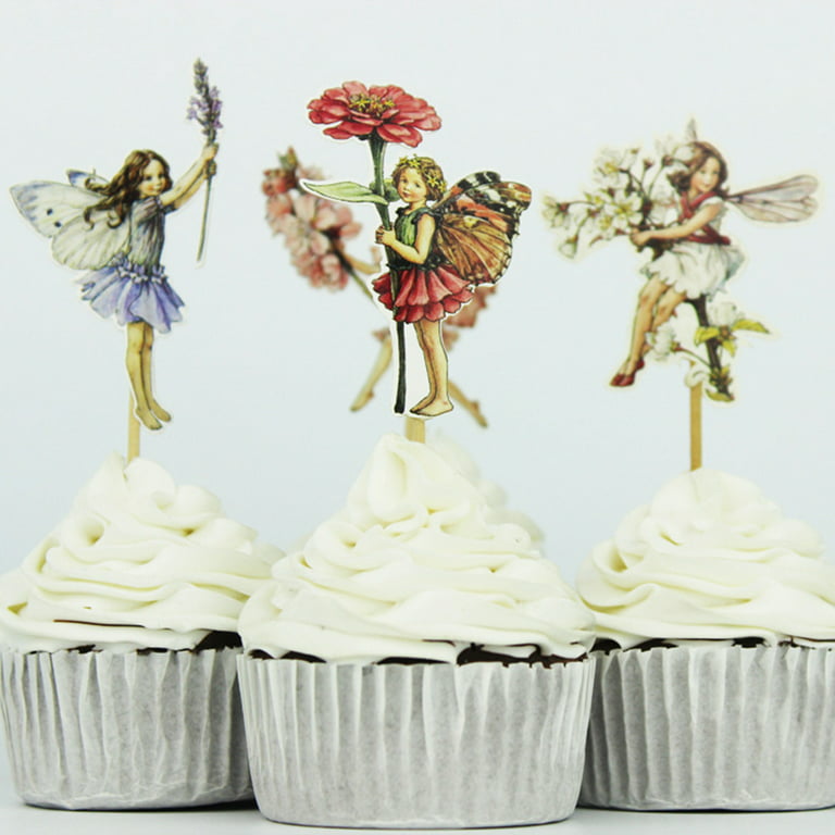 Fairy cake topper, Fairy cake decorations
