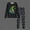 Skateboard, variant on MyFav Boys Pajama Glow in Dark Skull Pjs Cotton Long Sleeve Casual Snug Fit Sleepwear