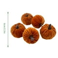 thumbnail image 5 of 10Pcs, 2.3in Small Velvet Pumpkins Decorative Pumpkins Foam Pumpkins for Fall Thanksgiving Halloween Table Centerpiece Decor, 5 of 8