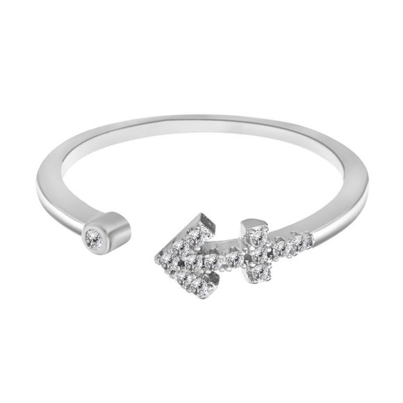 Anillos para mujer, regalos para mujer, anillo de las Doce Constelaciones, oro rosa galvanizado, diamante, anillo abierto para mujer, anillo para mujer