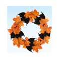thumbnail image 3 of 1 pieza de adornos colgantes de corona de murciélago decoración de hoja de arce corona de hojas florales de Halloween, 3 of 7