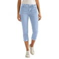 thumbnail image 3 of Women's High Waisted Ripped Skinny Jeans Stretchy Denim with Pockets Cropped, 3 of 8