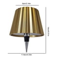 thumbnail image 4 of Lámpara Mesa LED Botella Inalámbrica Regulable Recargable 3 Colores (dorado), 4 of 4