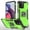 Green, variant on Hotpom for Moto G Stylus 2023 5G Case Military Rugged Durable Grade Drop Shockproof Protection with 360° Rotating Stand and Car Mount Capability, Pink