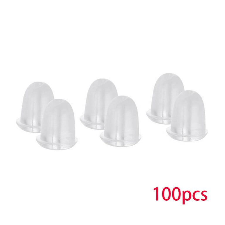 Silicone Clear Earring Backs Rubber Earrings Stoppers Caps Soft