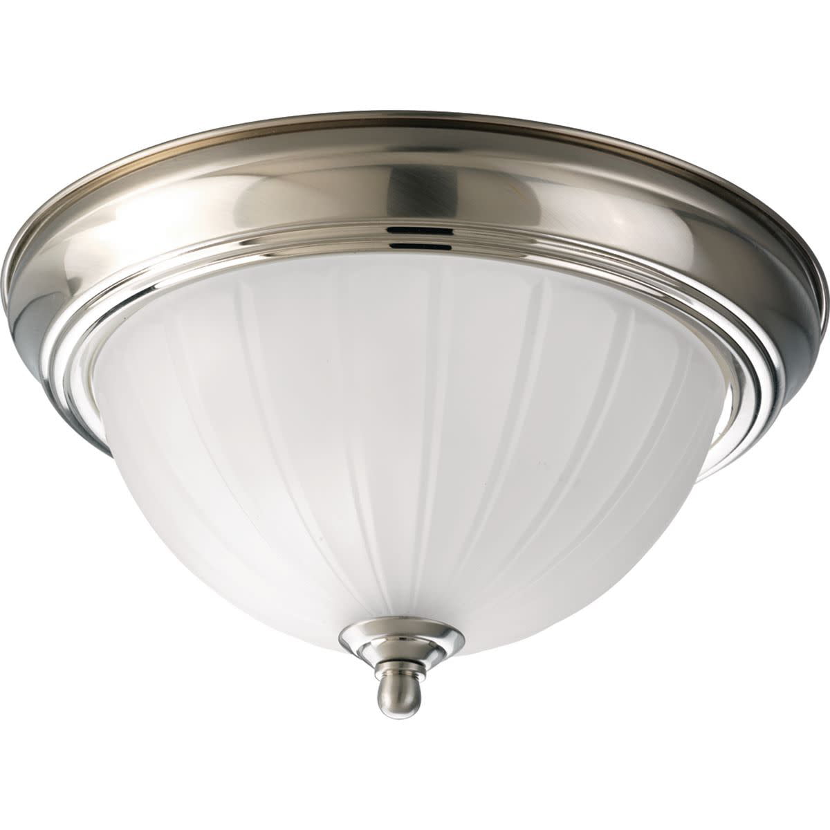 Smooth White Finish Frosted Glass Sunlite 04578-SU DWS11/FR 11-Inch Decorative Dome Ceiling Fixture 