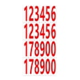 thumbnail image 2 of Number Stickers, 0-10 Number Stickers, Waterproof Self-Adhesive Digits for DIY Crafts, Planner, Scrapbooking, Birthday Party, Holiday, Mailbox, Home, Office & Car, Red, 2 of 9