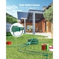 Outdoor Extension Cord Splitter 1 to 3, Max 30Ft End to End, 3 Way