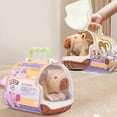 thumbnail image 4 of Plush Capybara Electric Pet Toy with Realistic Sound and Life Like Movement Perfect Companion for Kids Indoor Playing, 4 of 5