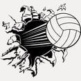 thumbnail image 2 of CafePress - Volleyball - White/Black Shot Glass, Unique and Funny Shot Glass, 2 of 2