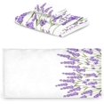 thumbnail image 2 of Dreamtimes Beautiful Purple Lavender Flowers Soft Luxury Decorative Set of 3 Towels, 1 Bath Towel+1 Hand Towel+1 Washcloth, Multipurpose for Bathroom, Hotel, Gym, Spa and Beach, 2 of 5