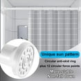 thumbnail image 7 of Shower Curtain Rod No Drill, 31-76 Inch Shower Rod, 1 Inch Diameter Adjustable Spring tension Metal Telescopic Rod, Easy Installation for Bathroom Shower Stall, RV, No Rustt (White), 7 of 7