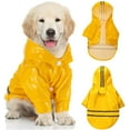 thumbnail image 1 of Impermeable para perros Impermeable para perros Impermeable con capucha para perros con tiras reflectantes Adecuado para mascotas pequeñas y medianas S, 1 of 5
