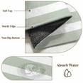 thumbnail image 2 of Sage Green Stripe Bathroom Rug Washable 2x3 Entryway Rug Non Slip Modern Simple Geometric White Striped Front Door Mat Low Pile Indoor Doormat Throw Floor Carpet for Kitchen Bedroom Entrance, 2 of 8