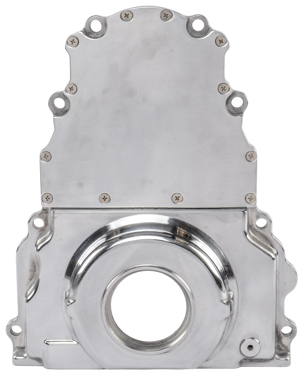 JEGS 50327 GM LS Timing Cover for GM LS Engines up to Gen IV with Rear