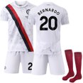 thumbnail image 4 of -26 new sports suit 17 De Bruyne club football shirt no. 9 Haaland Manchester City away shirt City away 9, 4 of 5