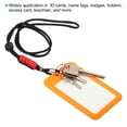 thumbnail image 6 of Uxcell Neck Lanyard Badge Lanyards Adjustable Long Strap Card Holder Keychains Red, 6 of 7