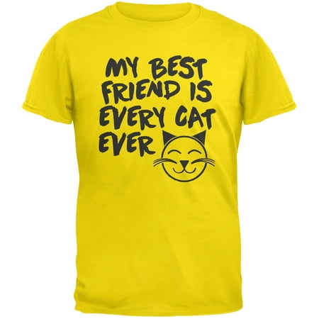 My Best Friend Is Every Cat Ever Yellow Youth