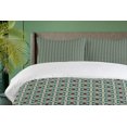 thumbnail image 3 of Ambesonne Vintage Duvet Cover Sets, Antique Floral Tile Ornate, 2-King, Dusk Teal, 3 of 5