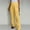 Yellow, variant on Babysbule Women High Waist Casual Long Pants Women's Solid Color High-waist Loose Women's Wide Leg Pants