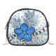 thumbnail image 1 of Bolsas de mensajero de hombro con cadena de cuero con pintura de diamante en forma especial de flores DIY Tmvgtek decoración de arte en el hogar, 1 of 9