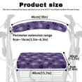 thumbnail image 6 of HELLHERO Easy to Clean Seat and Backrest Covers Rollator Seat Cover Non Slip Travel Soft for Street Scenes, 6 of 7
