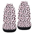 thumbnail image 6 of ZIATUBLE Leopard Print Front Seat Cover for Car Comfortable High Back Saddle Blankets 2 Piece Universal Fit Cars Sedan SUV Washable Auto Bucket Seat Cover Car Interior Accessories Decor, 6 of 7