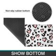 thumbnail image 6 of Pink and Black Of Leopard Print Kitchen Rugs Sets Of 2,Anti Fatigue Kitchen Mat Rugs Non Slip Washable,Decorative Kitchen Floor Mats for Kitchen,Sink,Laundry,17"x30"+17"x47", 6 of 7