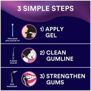 DenTek Gum Health Advanced Cleaning Kit, Oral Care Hygiene Kit, Gum Cleansing Gel, Gum Massager, and Plaque Scraper Dental Tools