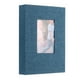 thumbnail image 1 of Álbum de Fotos Pequeño, Libro de Imágenes con Cubierta de Lino de 5x7 que Almacena 52 Fotos, Azul, 1 of 7