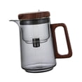 thumbnail image 3 of DOLITY Glass Tea Pot for Loose Leaf Tea Father's Day Gift with Infuser Heat Resistant Clear Black, 3 of 9
