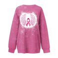 thumbnail image 3 of BEFOKA Breast Cancers Awareness Sweatshirt for Women Long Sleeve Shirt Pink Ribbon Graphic Sweatshirt, 3 of 3