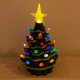 thumbnail image 3 of Árbol de Navidad de cerámica 18,8 Cm Pequeño árbol de Navidad Mini árboles colocados Escritorio Decoración para hogar Iluminación Decoración navideña, perfecl Árbol de Navidad de cerámica, 3 of 6