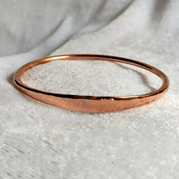 Hammered Copper Bracelet | Pure Copper Bangle Bracelet | Solid Copper Bracelet
