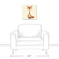 thumbnail image 3 of Creative Products Mid Mod Fox 16 x 16 Canvas Wall Art, 3 of 5