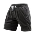 thumbnail image 7 of Yaoyar Men's Corduroy Casual Shorts Solid Color Elastic Waistband Drawstring Pockets Vintage Summer Bottoms, 7 of 7