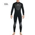 thumbnail image 3 of Wweixi Combinaison de Plongée Bonne Élasticité Maillot de Bain à Manches Longues Écran Solaire Puissant Classique Col Ras du Cou Structure Composite à Trois Couches Combinaison de Plongée Homme Noir TTG, 3 of 6