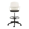 thumbnail image 2 of Pemberly Row Contemporary Plastic Products Shell Extended Height Chair, 2 of 4