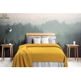 thumbnail image 4 of 100% Cotton Basket Weave Thermal Bed Blanket Breathable Super Soft Layering All Season Light Weight for Home Decoration, 4 of 5