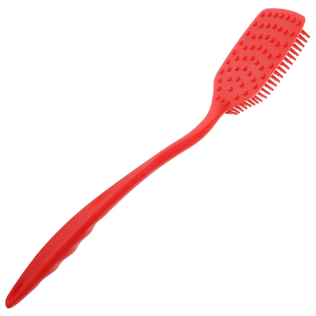 Cepillo de silicona para lavar platos, antiadherente, para lavar ollas con aceite, para limpiar utensilios de cocina, mango largo, color aleatorio