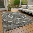 thumbnail image 4 of Dalyn Rugs Machine Washable Indoor/Outdoor Chantille ACN2216 Brown 5' x 7'6" Rug, 4 of 9