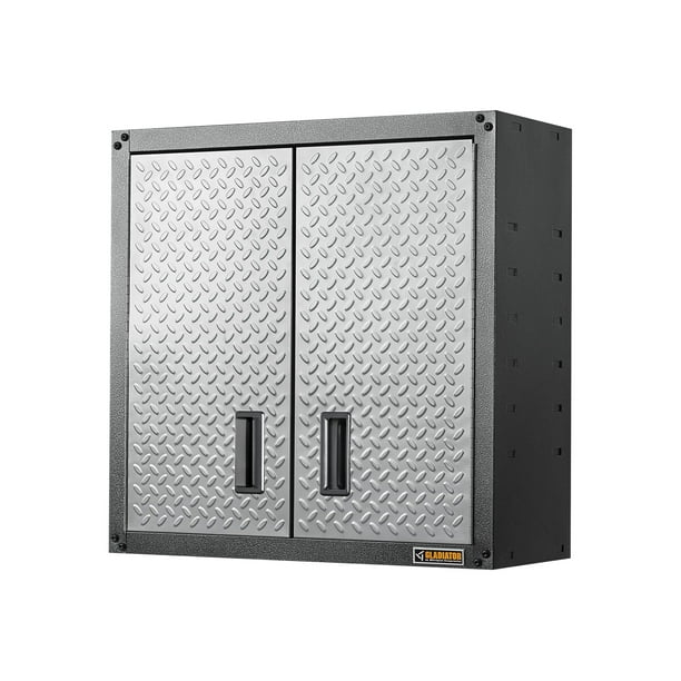Gladiator Ready To Assemble Full Door Wall Gearbox Cupboard 2 Shelves Doors Steel Silver Tread Com - Gladiator 30 Wall Mount Gearbox Garage Cabinet Gladiator Ready To Assemble Full Door Wall Gearbox Cupboard 2 Shelves Doors Steel Silver Tread Com - Gladiator 30 Wall Mount Gearbox Garage Cabinet
