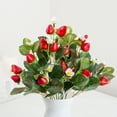 thumbnail image 3 of Silk Strawberry and Bloom Plant Bush - for Spring and Summer - Factory Direct Craft, 3 of 5