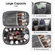 thumbnail image 4 of Cosmetiquera Neceser Estuches Maquillaje Neceser Viaje 2pc negro, 4 of 5