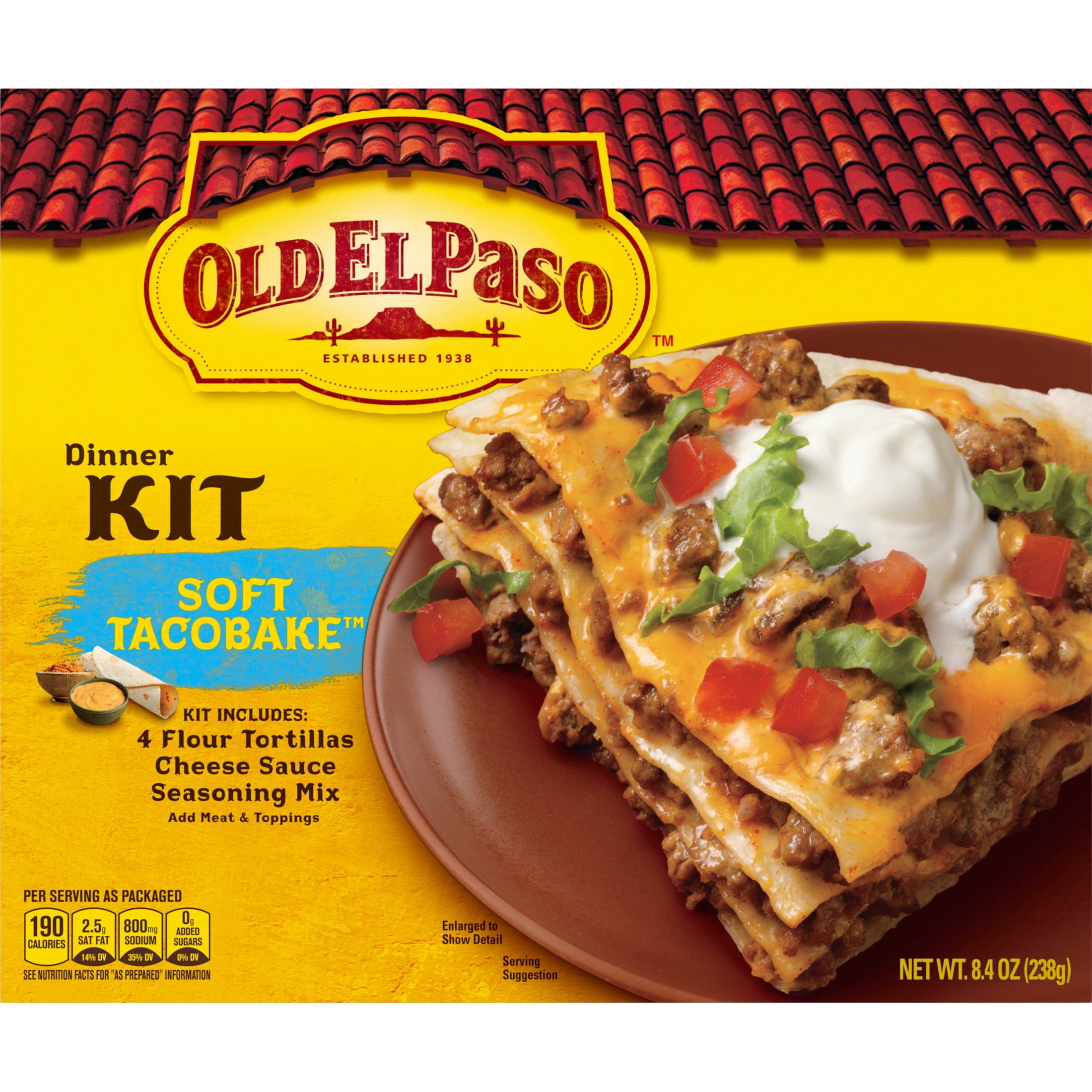 Old El Paso Soft TacoBake Dinner Kit, 8.4 oz.