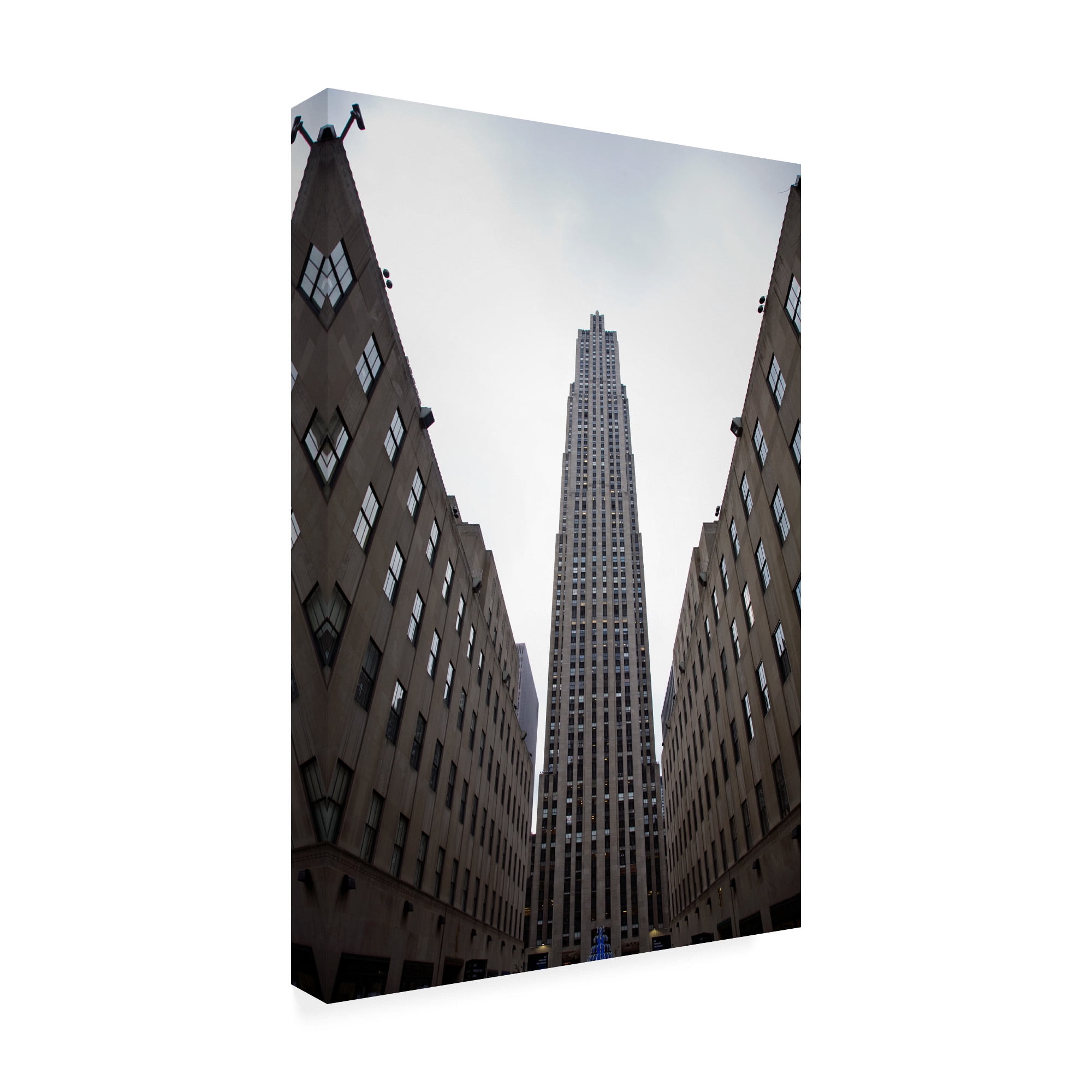Trademark Fine Art 'Rockefeller Center New York City New York Color' Canvas Art by Monte Nagler