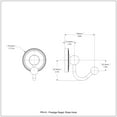 thumbnail image 2 of Prestige Regal Collection Robe Hook in Brushed Bronze, 2 of 2