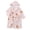 H642-Pink, variant on TOWED22 Boys Girls Robe Kids Flannel Hooded Bathrobe Sleepwear Pajamas Toddler Soft Plush Robes Baby Gifts(Pink,2-3 Y)