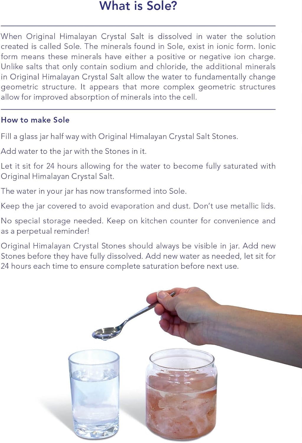Original Himalayan Crystal Salt Stones for Sole - Increase Hydration, Energy, Vibration, Cellular Communication and Replenish Electrolytes with 84 Trace Minerals (3 Pack)