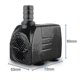 thumbnail image 5 of Submersible Water Pump, 15w 800l/h Fountain Pump With 12 Colors Led Lights For Fountain Pool Garden Pond Fish Tank Aquarium Water (with Plug), 5 of 5